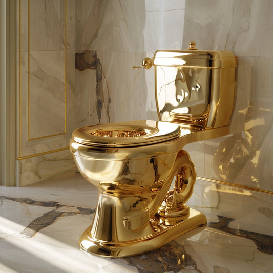 The golden Toilet